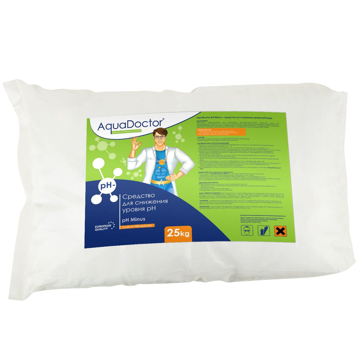 Средство для снижения уровня pH AquaDoctor pH Minus 25кг