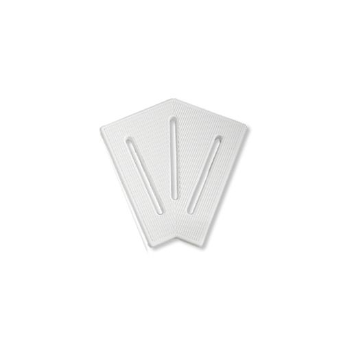 Угловой элемент AquaViva KK-15-2 Classic для переливной решетки 45 145/25 мм (белый)