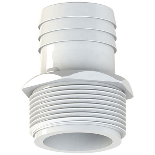 Соединитель шланга Aquaviva с гайкой, с наружной резьбой (38 мм х1.5quot;)