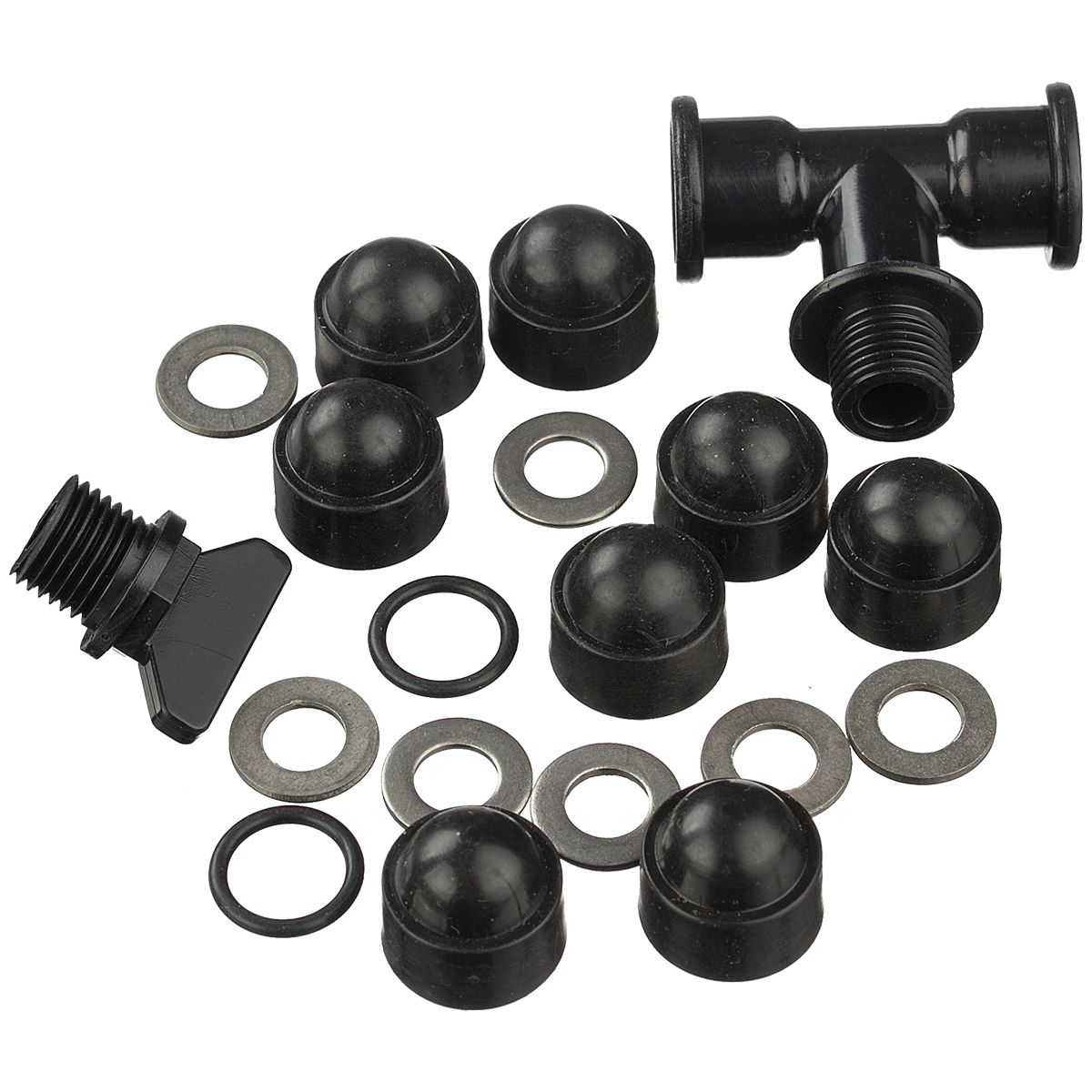 Гайка, шайба, колпачок крышки (комплект 8 шт.) RRFI0024.00R