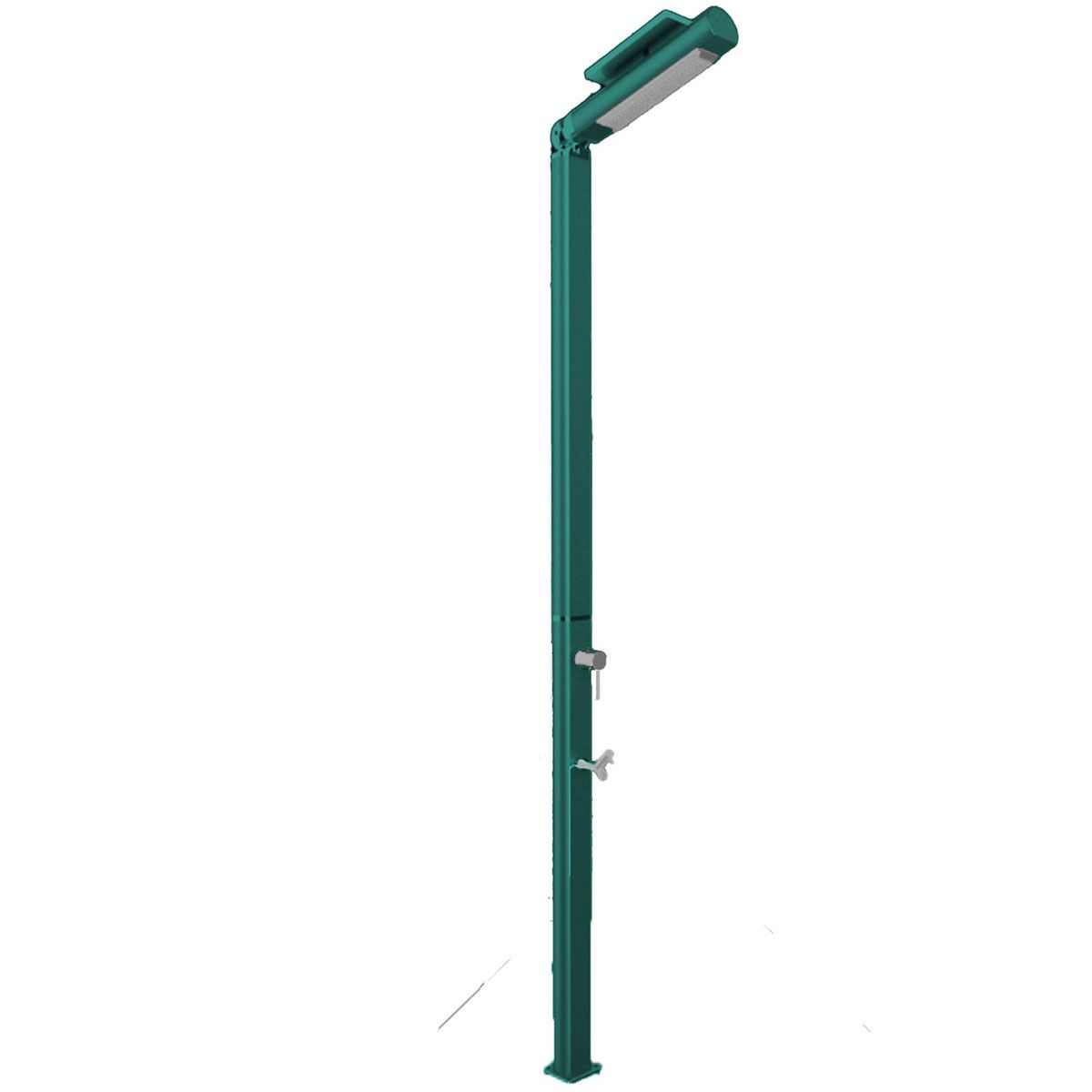 Душ уличный AquaViva Quick с LED подсветкой, Ottanio с мойкой для ног