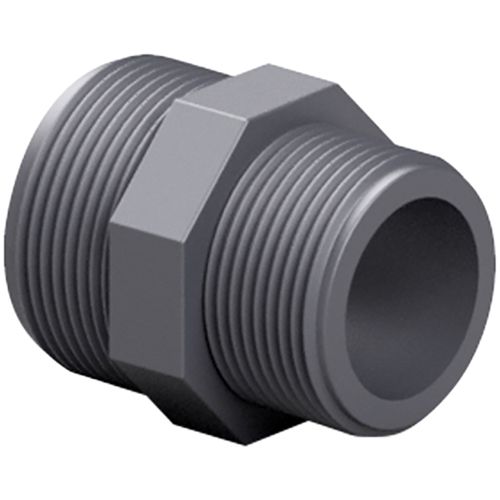 Ниппель ПВХ Effast RERNRE075G переходной, с наружной резьбой, d2.5quot;х2quot;