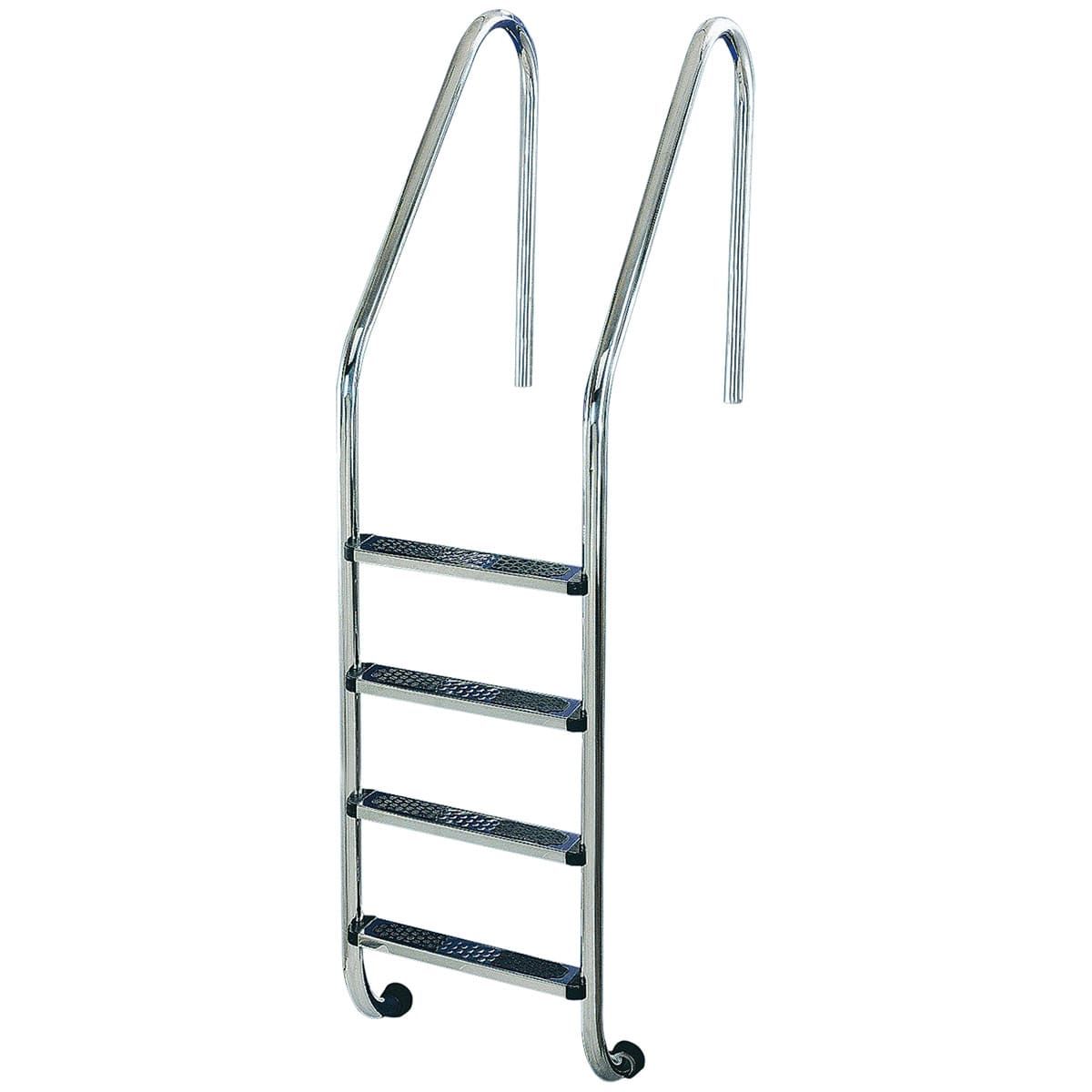 Лестница Flexinox STANDARD 4 ст AISI-304, для широкого борта